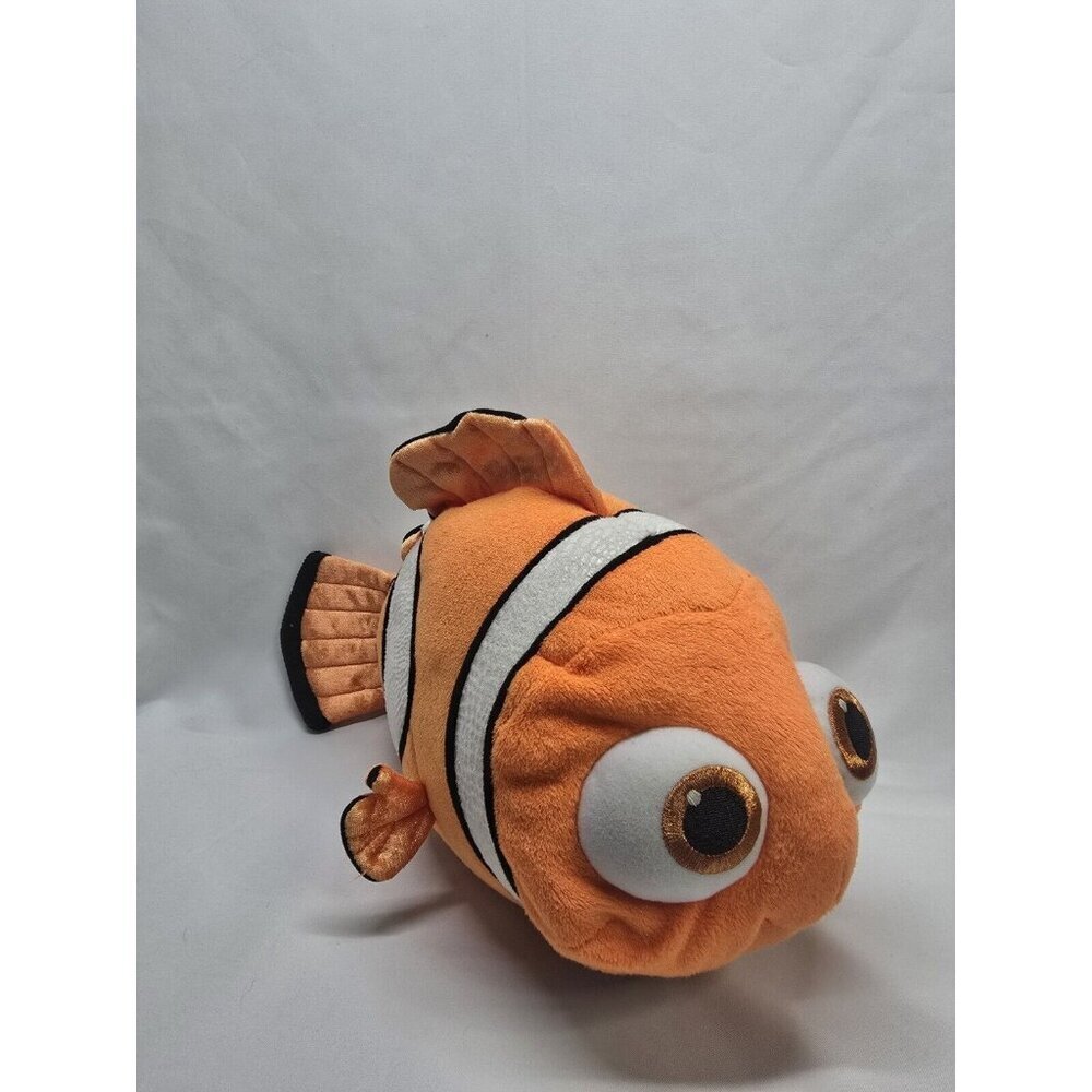 Finding Nemo Plush Toy Orange Clown Fish Disney Store Genuine Pixar- READ INFO